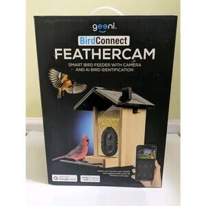Solar Geeni Bird Feathercam Smart Bird Feeder Camera AI Bird Identification